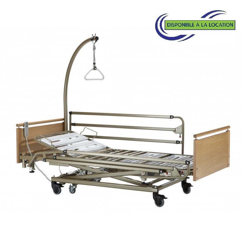Location de lit médicalisé avec potence et barrières