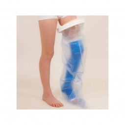 protection plâtre jambe
